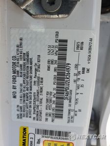 Zdjęcie 12 z 13 samochodu: 2020 FORD FUSION SE VIN:3FA6P0LU2LR264979 - miniatura