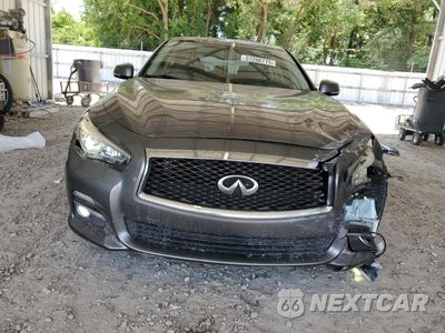 Piąte zdjęcie samochodu w środku: 2014 INFINITI Q50 BASE VIN:JN1BV7APXEM688882 - miniatura