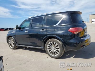 Drugie zdjęcie samochodu z przodu: 2017 INFINITI QX80 BASE VIN:JN8AZ2NDXH9831079 - miniatura