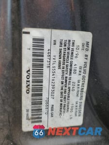 Zdjęcie 12 z 14 samochodu: 1997 VOLVO 850 VIN:YV1LS5541V2393027 - miniatura
