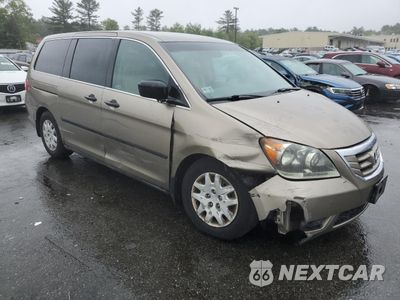 Czwarte zdjęcie samochodu z boku: 2009 HONDA ODYSSEY LX VIN:5FNRL382X9B060338 - miniatura