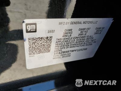Zdjęcie 12 z 15 samochodu: 2023 CHEVROLET MALIBU LS VIN:1G1ZB5ST9PF123298 - miniatura