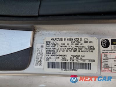 Zdjęcie 12 z 14 samochodu: 2014 NISSAN 370Z BASE VIN:JN1AZ4EH1EM632847 - miniatura