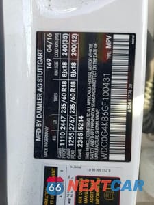Zdjęcie 13 z 13 samochodu: 2016 MERCEDES-BENZ GLC 300 4MATIC VIN:WDC0G4KB6GF100431 - miniatura