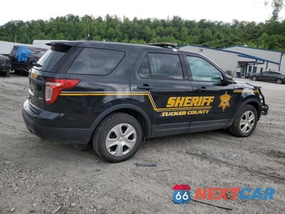 Trzecie zdjęcie samochodu z tyłu: 2015 FORD EXPLORER POLICE INTERCEPTOR VIN:1FM5K8AR4FGA88252 - miniatura