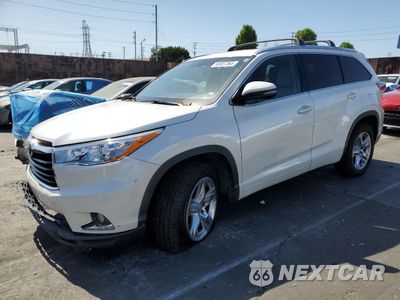 2015 TOYOTA HIGHLANDER LIMITED 5TDYKRFHXFS061148 - główne zdjęcie licytacji z USA - miniatura