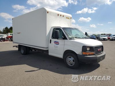 Czwarte zdjęcie samochodu z boku: 2015 GMC SAVANA CUTAWAY G3500 VIN:1GD374CG1F1195145 - miniatura