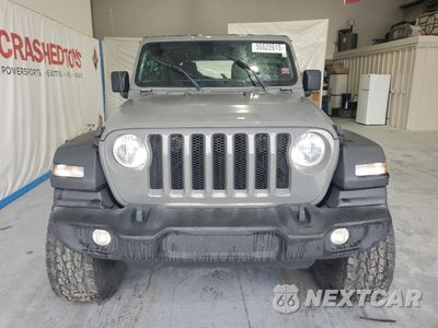 Piąte zdjęcie samochodu w środku: 2021 JEEP WRANGLER UNLIMITED SPORT VIN:1C4HJXDM4MW757394 - miniatura