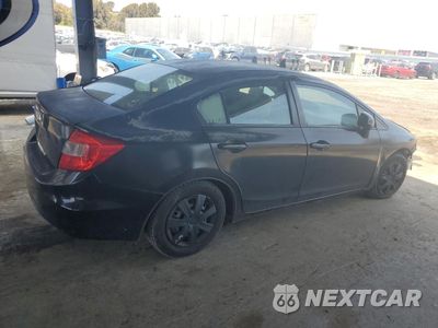 Trzecie zdjęcie samochodu z tyłu: 2012 HONDA CIVIC LX VIN:2HGFB2E55CH559758 - miniatura