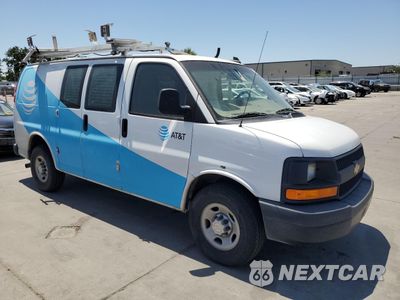 Czwarte zdjęcie samochodu z boku: 2017 CHEVROLET EXPRESS G2500 VIN:1GCWGAFF5H1307452 - miniatura