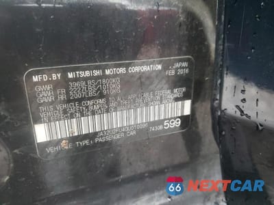 Zdjęcie 13 z 13 samochodu: 2016 MITSUBISHI LANCER ES VIN:JA32U2FU4GU010096 - miniatura