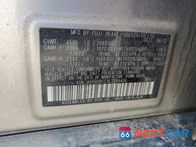 Zdjęcie 13 z 13 samochodu: 2014 SUBARU OUTBACK 2.5I PREMIUM VIN:4S4BRBCC3E3204406 - miniatura