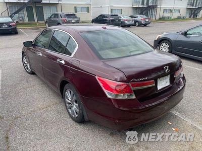 Trzecie zdjęcie samochodu z tyłu: 2011 HONDA ACCORD EXL VIN:1HGCP3F86BA001644 - miniatura