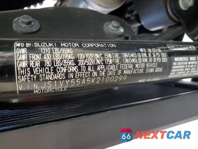 Zdjęcie 9 z 11 samochodu: 2019 SUZUKI VZ1500 VIN:JS1VY55A5K2100299 - miniatura