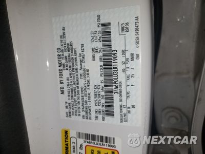 Zdjęcie 12 z 13 samochodu: 2020 FORD FUSION SE VIN:3FA6P0LU3LR119093 - miniatura