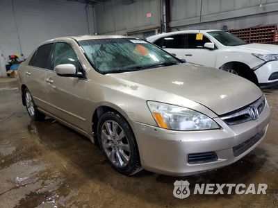 Czwarte zdjęcie samochodu z boku: 2007 HONDA ACCORD EX VIN:1HGCM665X7A062583 - miniatura