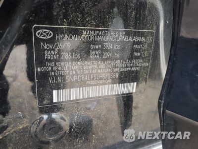 Zdjęcie 13 z 16 samochodu: 2020 HYUNDAI ELANTRA SEL VIN:5NPD84LF5LH570388 - miniatura