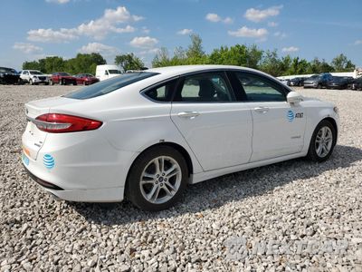 Trzecie zdjęcie samochodu z tyłu: 2018 FORD FUSION SE HYBRID VIN:3FA6P0LU9JR171860 - miniatura