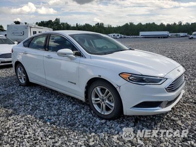 Czwarte zdjęcie samochodu z boku: 2018 FORD FUSION SE HYBRID VIN:3FA6P0LU8JR278740 - miniatura