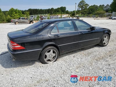Trzecie zdjęcie samochodu z tyłu: 2002 MERCEDES-BENZ S 500 VIN:WDBNG75J62A311228 - miniatura