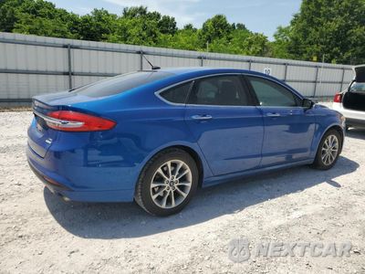Trzecie zdjęcie samochodu z tyłu: 2017 FORD FUSION SE VIN:3FA6P0HD0HR159759 - miniatura