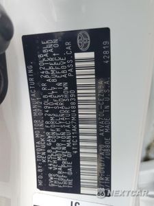 Zdjęcie 12 z 13 samochodu: 2021 TOYOTA CAMRY LE VIN:4T1C11AK7MU488390 - miniatura