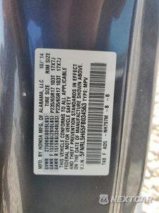 Zdjęcie 13 z 15 samochodu: 2015 HONDA ODYSSEY EXL VIN:5FNRL5H65FB034563 - miniatura