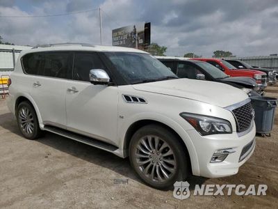 Czwarte zdjęcie samochodu z boku: 2016 INFINITI QX80 VIN:JN8AZ2NE7G9124478 - miniatura