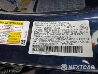 Zdjęcie 13 z 14 samochodu: 2025 HONDA CR-V EXL VIN:5J6RS4H79SL009009 - miniatura