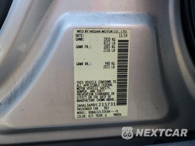 Zdjęcie 13 z 13 samochodu: 2015 NISSAN ALTIMA 2.5 VIN:1N4AL3AP8FC215731 - miniatura