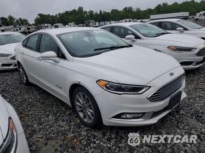 Czwarte zdjęcie samochodu z boku: 2017 FORD FUSION SE HYBRID VIN:3FA6P0LU6HR409271 - miniatura