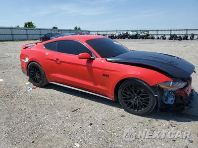 Czwarte zdjęcie samochodu z boku: 2018 FORD MUSTANG GT VIN:1FA6P8CF2J5131770 - miniatura