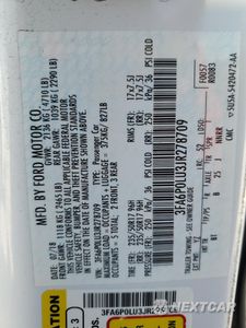 Zdjęcie 12 z 12 samochodu: 2018 FORD FUSION SE HYBRID VIN:3FA6P0LU3JR278709 - miniatura