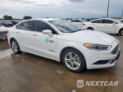 Czwarte zdjęcie samochodu z boku: 2018 FORD FUSION SE HYBRID VIN:3FA6P0LU9JR129804 - miniatura