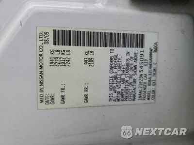 Zdjęcie 12 z 14 samochodu: 2009 NISSAN ALTIMA 2.5 VIN:1N4AL21E29N545091 - miniatura