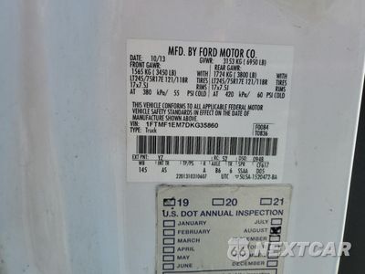Zdjęcie 12 z 12 samochodu: 2013 FORD F150 VIN:1FTMF1EM7DKG35860 - miniatura
