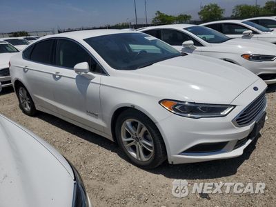 Czwarte zdjęcie samochodu z boku: 2018 FORD FUSION SE HYBRID VIN:3FA6P0LU4JR129838 - miniatura