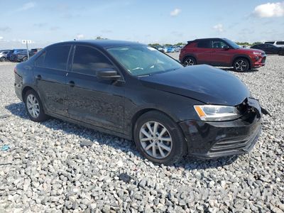 Czwarte zdjęcie samochodu z boku: 2015 VOLKSWAGEN JETTA SE VIN:3VWD17AJ4FM314994 - miniatura