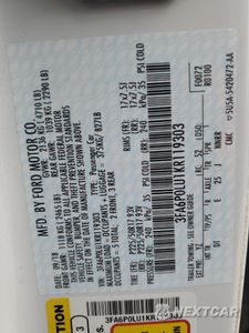 Zdjęcie 12 z 12 samochodu: 2019 FORD FUSION SE VIN:3FA6P0LU1KR119303 - miniatura