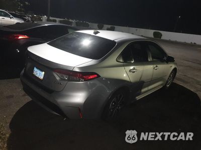 Trzecie zdjęcie samochodu z tyłu: 2020 TOYOTA COROLLA LE VIN:JTDEBRBEXLJ023121 - miniatura