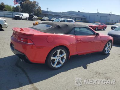 Trzecie zdjęcie samochodu z tyłu: 2015 CHEVROLET CAMARO LT VIN:2G1FD3D37F9223020 - miniatura