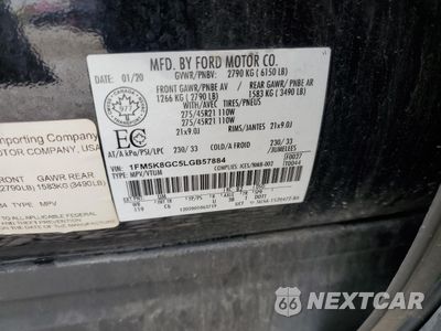 Zdjęcie 13 z 16 samochodu: 2020 FORD EXPLORER ST VIN:1FM5K8GC5LGB57884 - miniatura