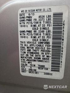 Zdjęcie 13 z 13 samochodu: 2013 NISSAN ROGUE S VIN:JN8AS5MV7DW651411 - miniatura