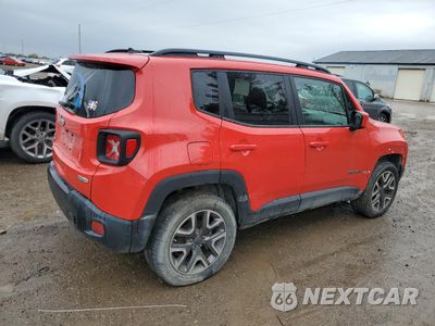 Trzecie zdjęcie samochodu z tyłu: 2016 JEEP RENEGADE LATITUDE VIN:ZACCJBBT4GPC55476 - miniatura