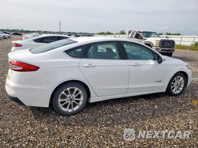 Trzecie zdjęcie samochodu z tyłu: 2019 FORD FUSION SE VIN:3FA6P0LU1KR124887 - miniatura