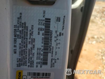 Zdjęcie 12 z 13 samochodu: 2017 FORD FUSION SE HYBRID VIN:3FA6P0LU5HR409097 - miniatura