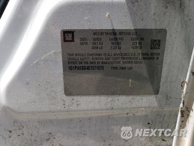 Zdjęcie 12 z 12 samochodu: 2014 CHEVROLET CRUZE LS VIN:1G1PA5SG4E7371673 - miniatura