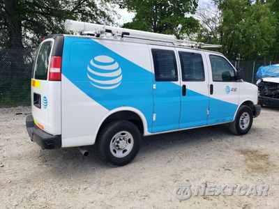 Trzecie zdjęcie samochodu z tyłu: 2015 CHEVROLET EXPRESS G2500 VIN:1GCWGFCF6F1262343 - miniatura