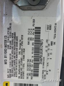 Zdjęcie 12 z 12 samochodu: 2018 FORD FUSION SE HYBRID VIN:3FA6P0LUXJR129875 - miniatura