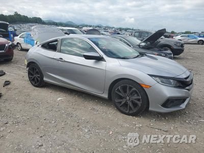 Czwarte zdjęcie samochodu z boku: 2019 HONDA CIVIC SPORT VIN:2HGFC4B89KH306657 - miniatura